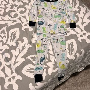 Little sleepies Dinosaur Print Kids Pajamas
